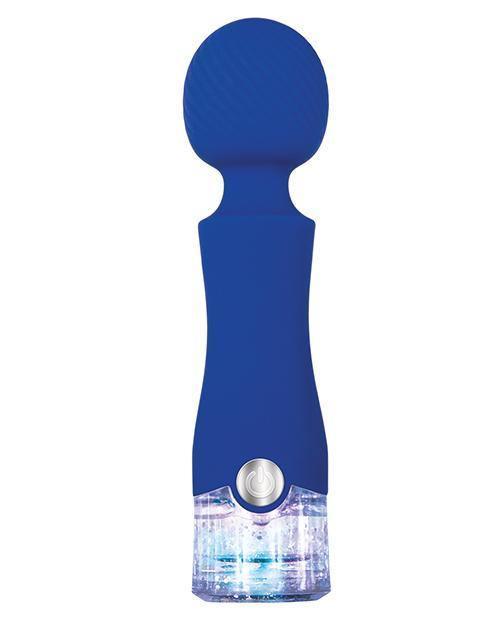 image of product,Evolved Dazzle Rechargeable Wand - Blue - SEXYEONE