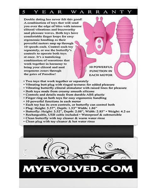 product image,Evolved Double Date Kit - Pink - SEXYEONE 