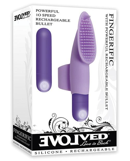 product image, Evolved Fingerific Rechargeable Bullet - Purple - SEXYEONE
