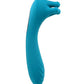 Evolved Heads Or Tails Rechargeable Vibrator - Teal - SEXYEONE