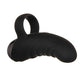 Evolved Hooked On You Curved Finger Vibrator - Black - {{ SEXYEONE }}