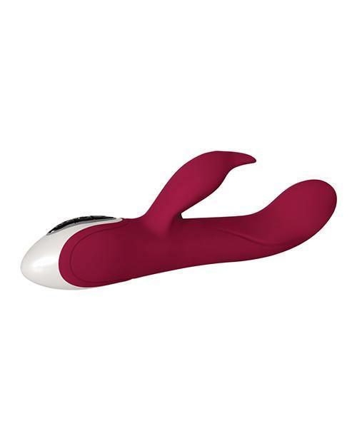 product image,Evolved Inflatable Bunny Dual Stim Rechargeable - Burgundy - SEXYEONE 