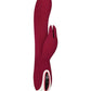 Evolved Inflatable Bunny Dual Stim Rechargeable - Burgundy - SEXYEONE 