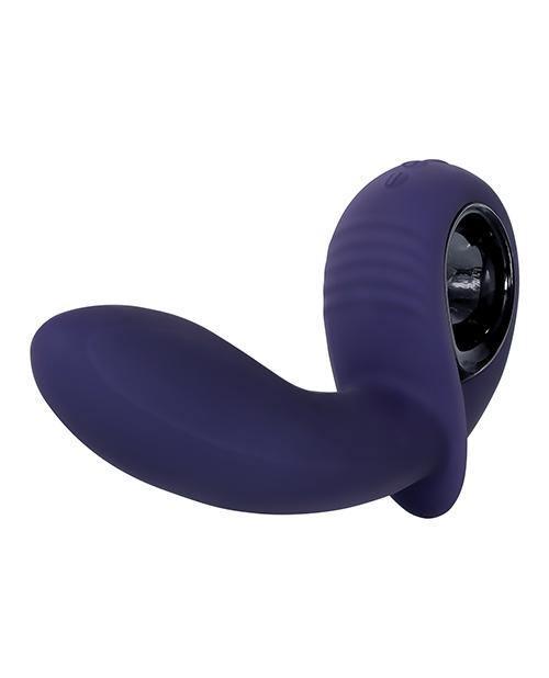 image of product,Evolved Inflatable G Rechargeable Vibrator - Purple - SEXYEONE 