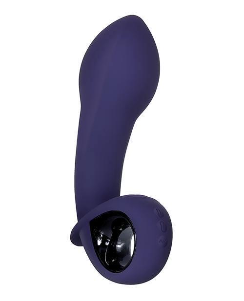 image of product,Evolved Inflatable G Rechargeable Vibrator - Purple - SEXYEONE 