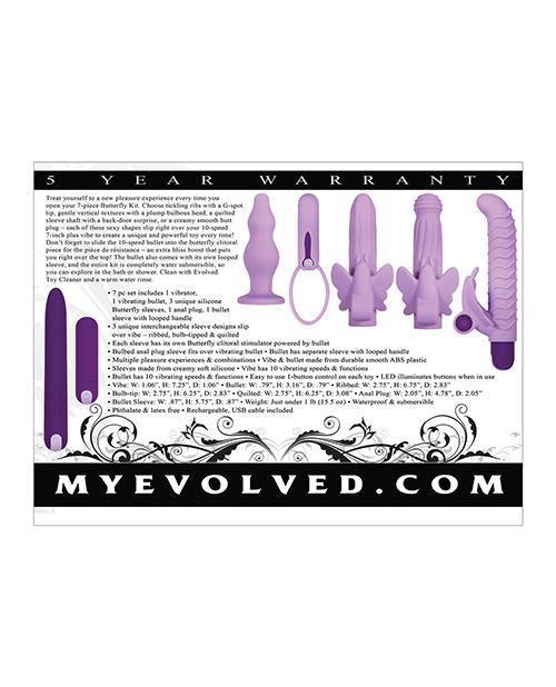 image of product,Evolved Lilac Desires Vibrator - Purple - SEXYEONE 