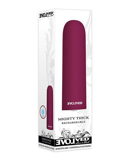 product image, Evolved Mighty Thick Bullet - Burgundy - {{ SEXYEONE }}