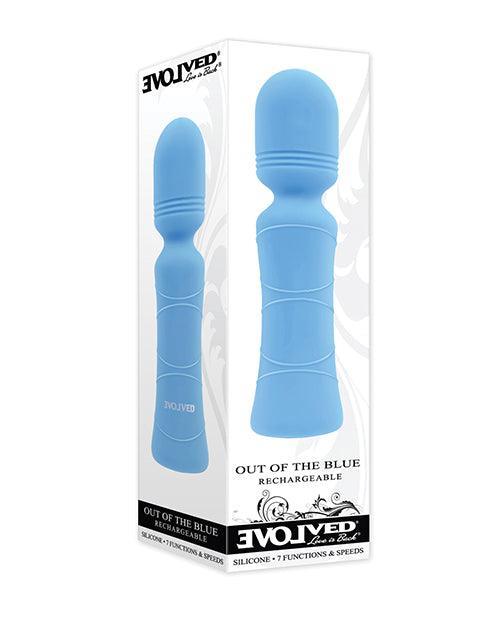 product image, Evolved Out Of The Blue Vibrating Mini Wand - Blue - SEXYEONE