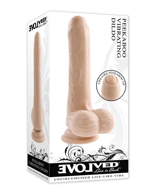 product image, Evolved Peek A Boo Vibrating Dildo - - SEXYEONE