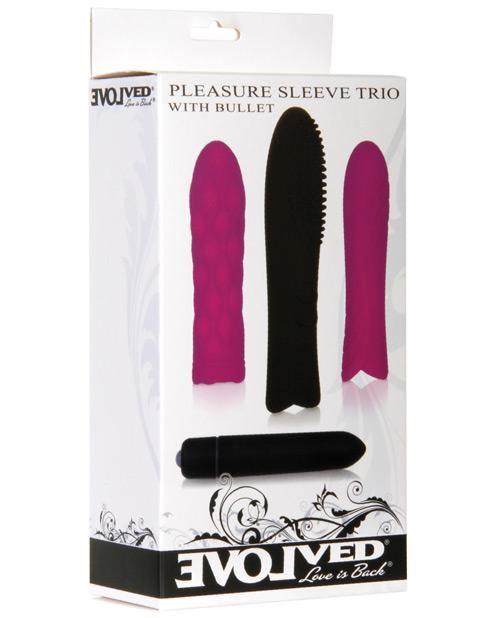 product image, Evolved Pleasure Sleeve Trio W-bullet - SEXYEONE