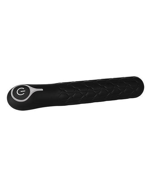 image of product,Evolved Quilted Love Rechargeable Vibrator - Black - SEXYEONE