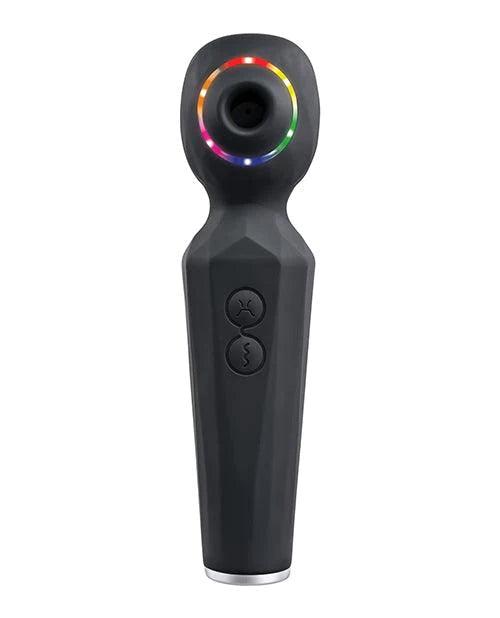image of product,Evolved Rainbow Sucker Wand - Black - SEXYEONE