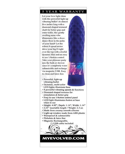 product image,Evolved Raver Light Up Bullet - Purple - {{ SEXYEONE }}