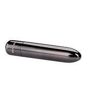 image of product,Evolved Real Simple Rechargeable Bullet - Black Chrome - {{ SEXYEONE }}