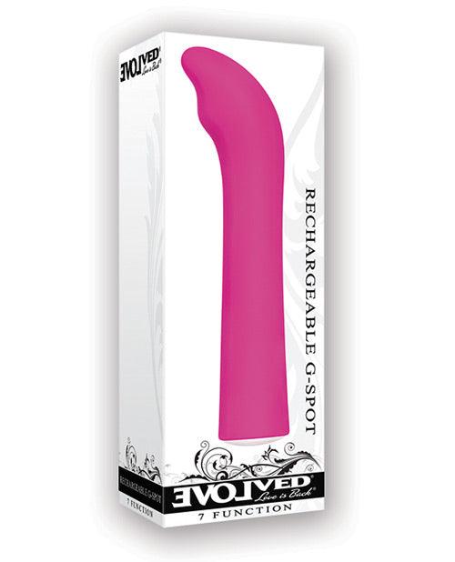product image, Evolved Rechargeable G Spot Vibe - Pink - {{ SEXYEONE }}
