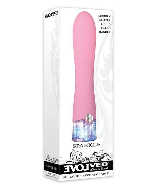 product image, Evolved Sparkle Rechargeable Vibrator - Pink - SEXYEONE 