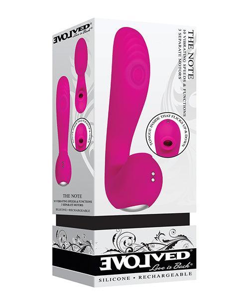 product image, Evolved The Note Thumping Licking Vibe- Pink - SEXYEONE