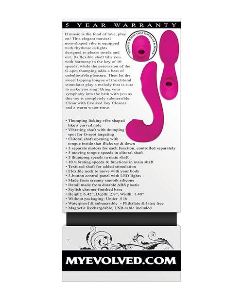 product image,Evolved The Note Thumping Licking Vibe- Pink - {{ SEXYEONE }}