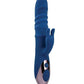 Evolved The Ringer Rechargeable Thrusting Rabbit - Blue - SEXYEONE
