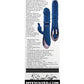 Evolved The Ringer Rechargeable Thrusting Rabbit - Blue - SEXYEONE