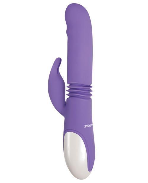 product image,Evolved Thick & Thrust Bunny Dual Stim Rechargeable - Purple - SEXYEONE 