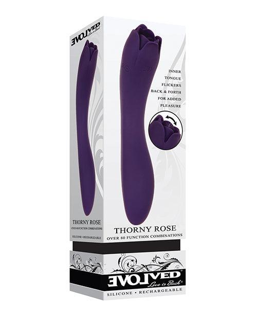 product image, Evolved Thorny Rose Dual End Massager - Purple - SEXYEONE