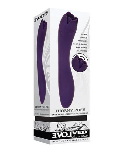 Evolved Thorny Rose Dual End Massager - Purple - SEXYEONE