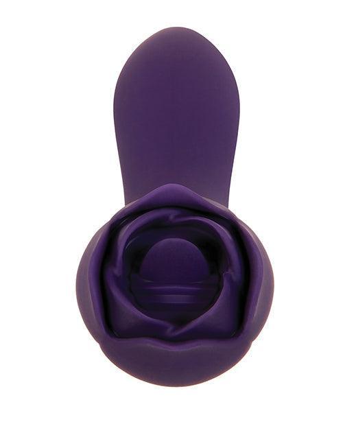 image of product,Evolved Thorny Rose Dual End Massager - Purple - SEXYEONE