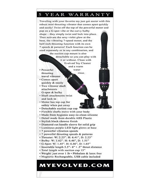 image of product,Evolved Thrust & Go Sex Machine - Black - SEXYEONE