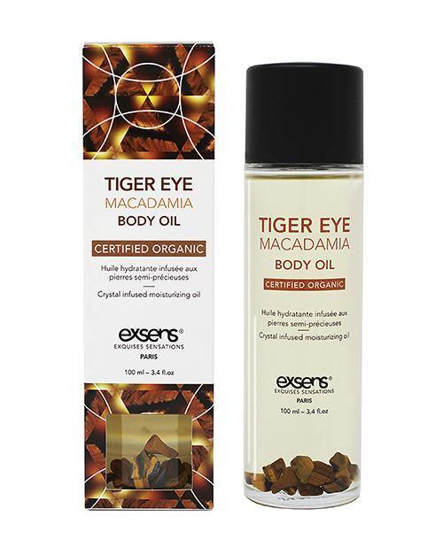 product image, Exsens Organic Body Oil W/stones - 100 Ml - SEXYEONE 