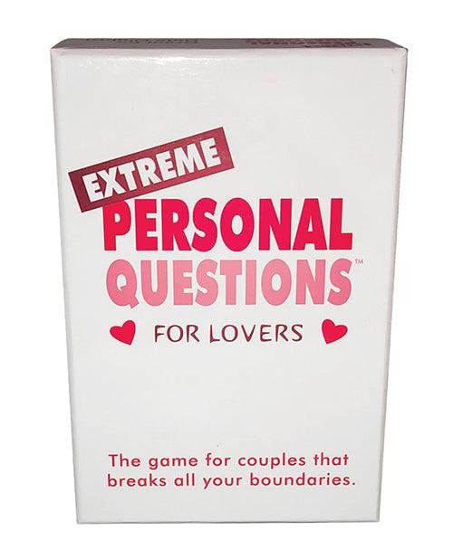 Extreme Personal Questions For Lovers Card Game - SEXYEONE