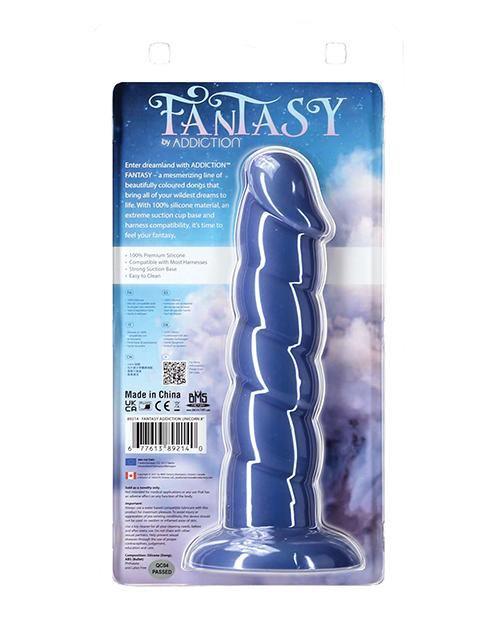 product image,Fantasy Addiction 8" Unicorn Dildo - Blue - SEXYEONE 