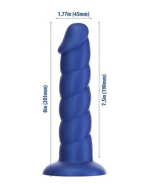 image of product,Fantasy Addiction 8" Unicorn Dildo - Blue - SEXYEONE 