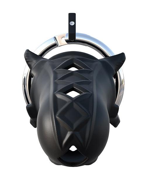 image of product,Fantasy C-ringz Extreme Silicone Cock Blocker - Black - {{ SEXYEONE }}