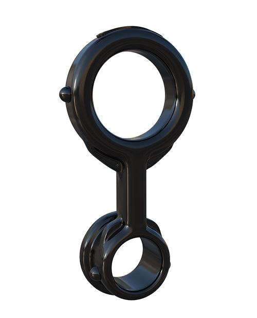 image of product,Fantasy C Ringz Ironman Duo Ring - Black - {{ SEXYEONE }}