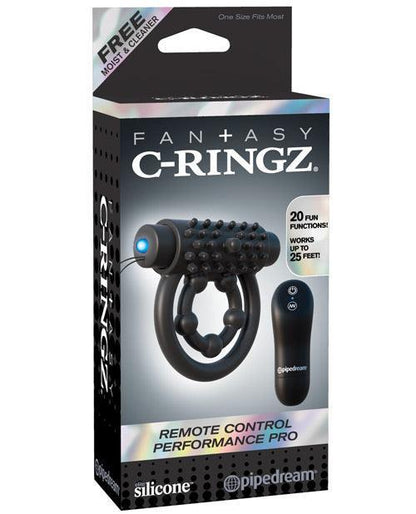 Fantasy C-ringz Remote Control Performance Pro - Black - SEXYEONE