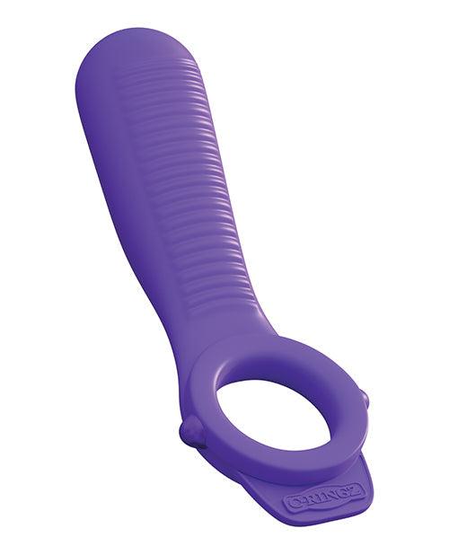 image of product,Fantasy C-ringz Ride N' Glide Couples Ring - Purple - {{ SEXYEONE }}