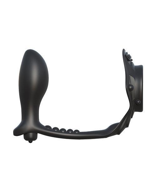 image of product,Fantasy C-ringz Rock Hard Ass-gasm Vibrating Ring - Black - SEXYEONE