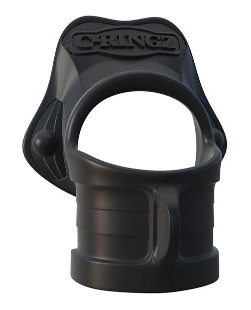 image of product,Fantasy C-ringz Rock Hard Ring & Ball Stretcher - Black - {{ SEXYEONE }}