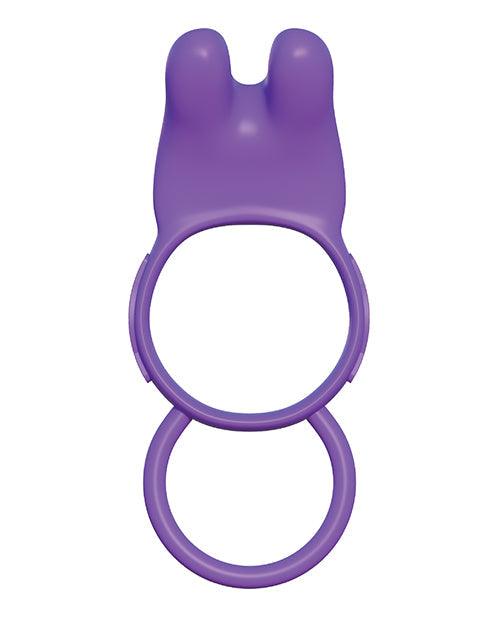 Fantasy C-ringz Twin Teazer Rabbit Ring - Purple - {{ SEXYEONE }}