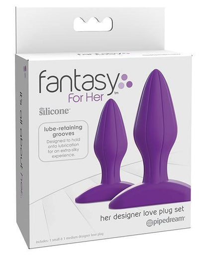 Fantasy For Her Designer Love Plug Set - Purple - SEXYEONE 