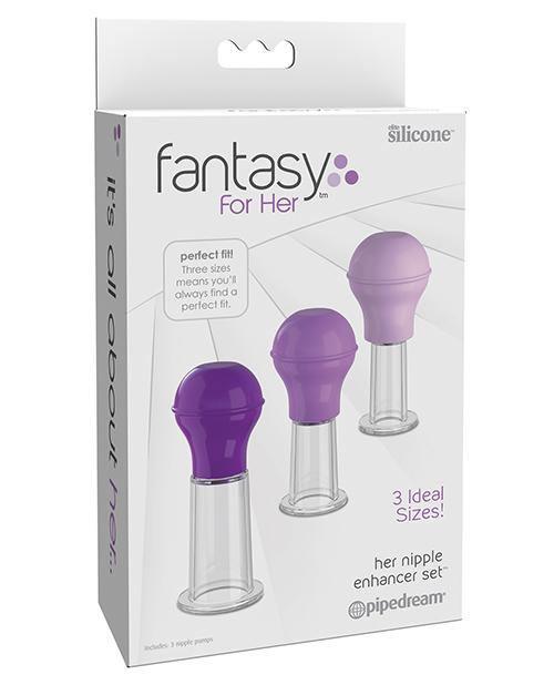 product image, Fantasy For Her Nipple Enhancer Set - Purple - SEXYEONE 