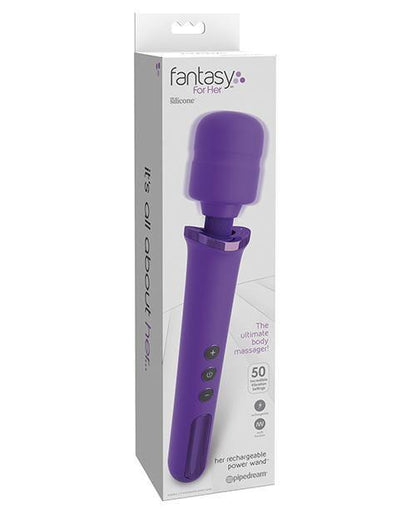Fantasy For Her Rechargeable Power Wand - Purple - SEXYEONE 