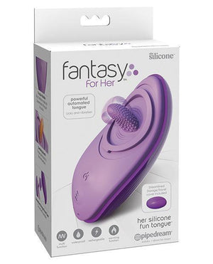Fantasy For Her Silicone Fun Tongue - Purple - SEXYEONE