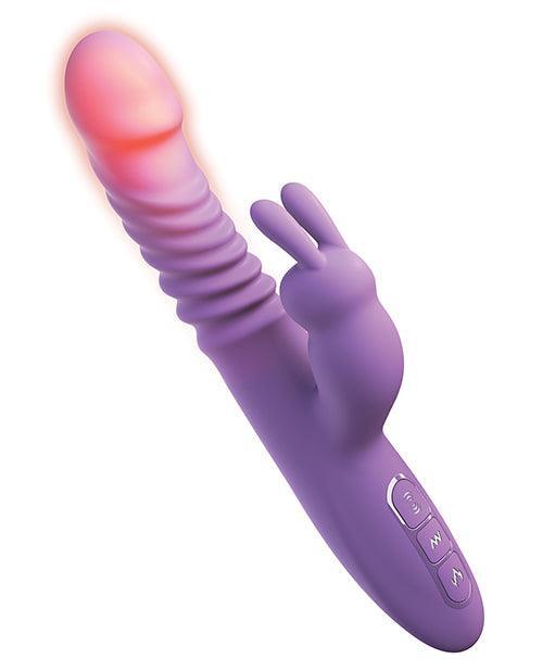 image of product,Fantasy For Her Ultimate Thrusting Silicone Rabbit - Purple - SEXYEONE