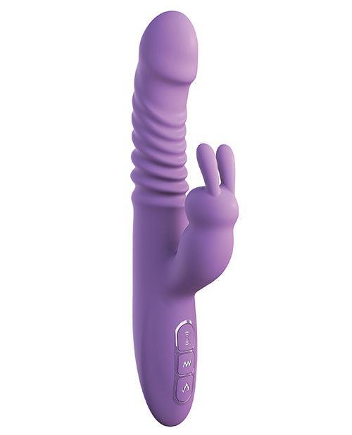 image of product,Fantasy For Her Ultimate Thrusting Silicone Rabbit - Purple - SEXYEONE