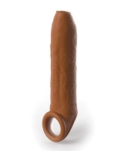 product image,Fantasy X-tensions Elite Uncut 7" Extension Sleeve W-strap - Tan - SEXYEONE