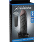 Fantasy X-tensions Vibrating Real Feel Extension W/ball Strap - {{ SEXYEONE }}