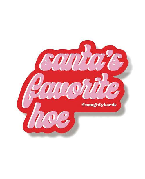 product image, Fav Hoe Holiday Sticker - Pack Of 3 - SEXYEONE