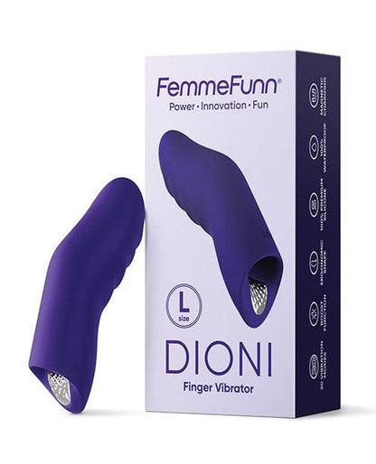 Femme Funn Dioni Wearable Finger Vibe - Dark Purple - {{ SEXYEONE }}